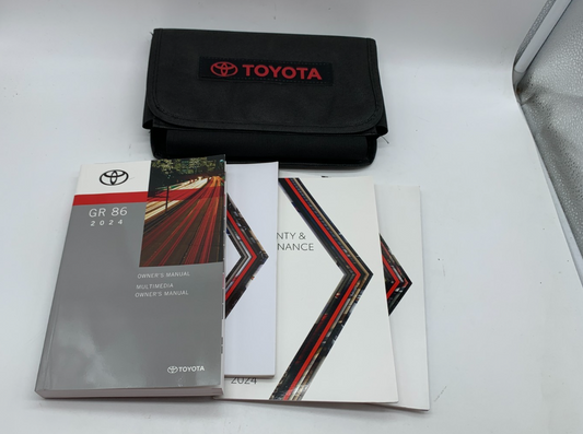 2025 Toyota GR86 GR 86 Owners Manual Set with Case OEM A01B50006