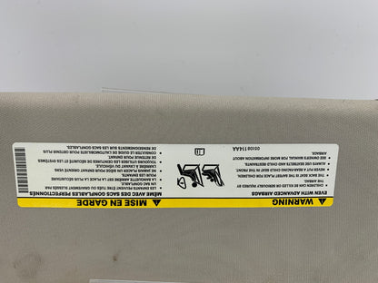 2014-2018 Jeep Grand Cherokee Passenger Sun Visor Gray Illuminated OEM D01B09004