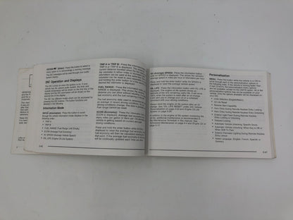 2006 Pontiac G6 Owners Manual OEM E02B39069