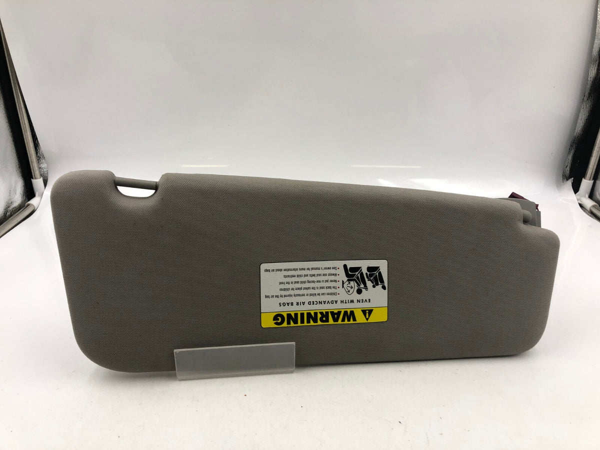 2008-2010 BMW 528i Driver Sun Visor Illuminated Gray OEM B01B16037