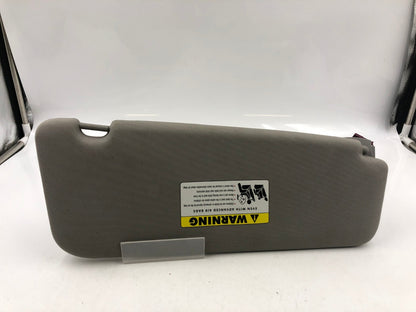2008-2010 BMW 528i Driver Sun Visor Illuminated Gray OEM B01B16037