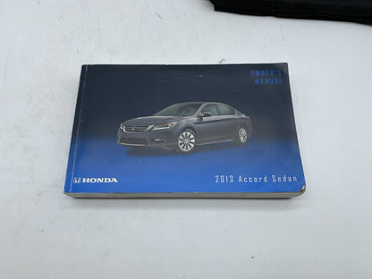 2013 Honda Accord Sedan Owners Manual Set with Case OEM C02B50020