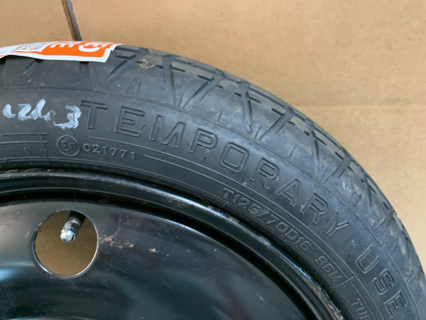 2004-2013 Mazda 3 Mazda3 16" Spare Tire Compact Donut T125/70D16 OEM