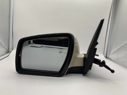 2010-2013 Kia Soul Driver Side View Manual Door Mirror White OEM A03B15001