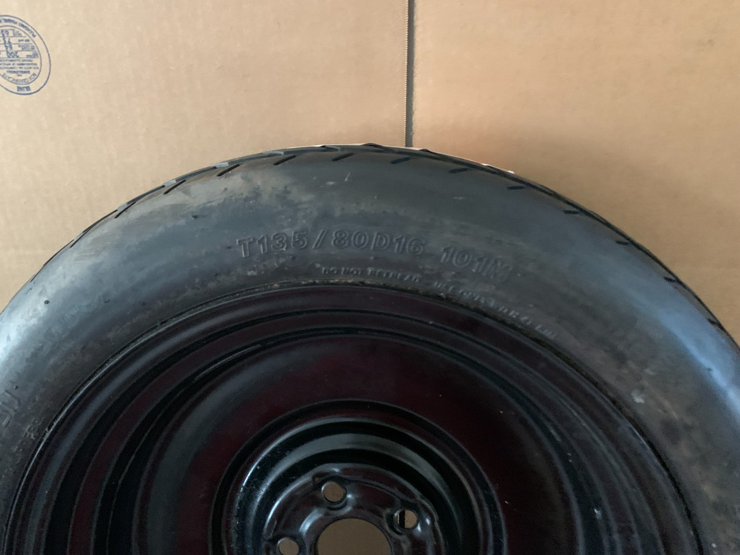 2012-2016 Subaru Impreza 16" Spare Tire Wheel Compact Donut T135/80D16