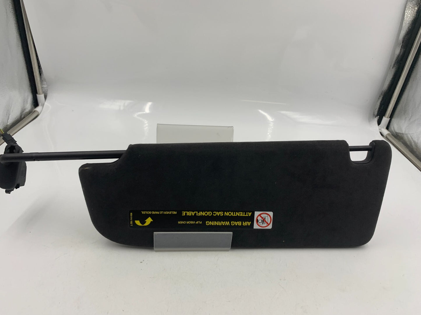 2010-2017 Audi A8 Passenger Sun Visor Sunvisor Black Illuminated OEM C01B38082