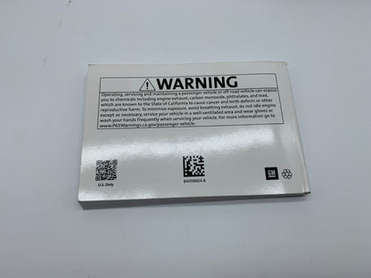 2018 Buick Encore Owners Manual with Case OEM C04B59020