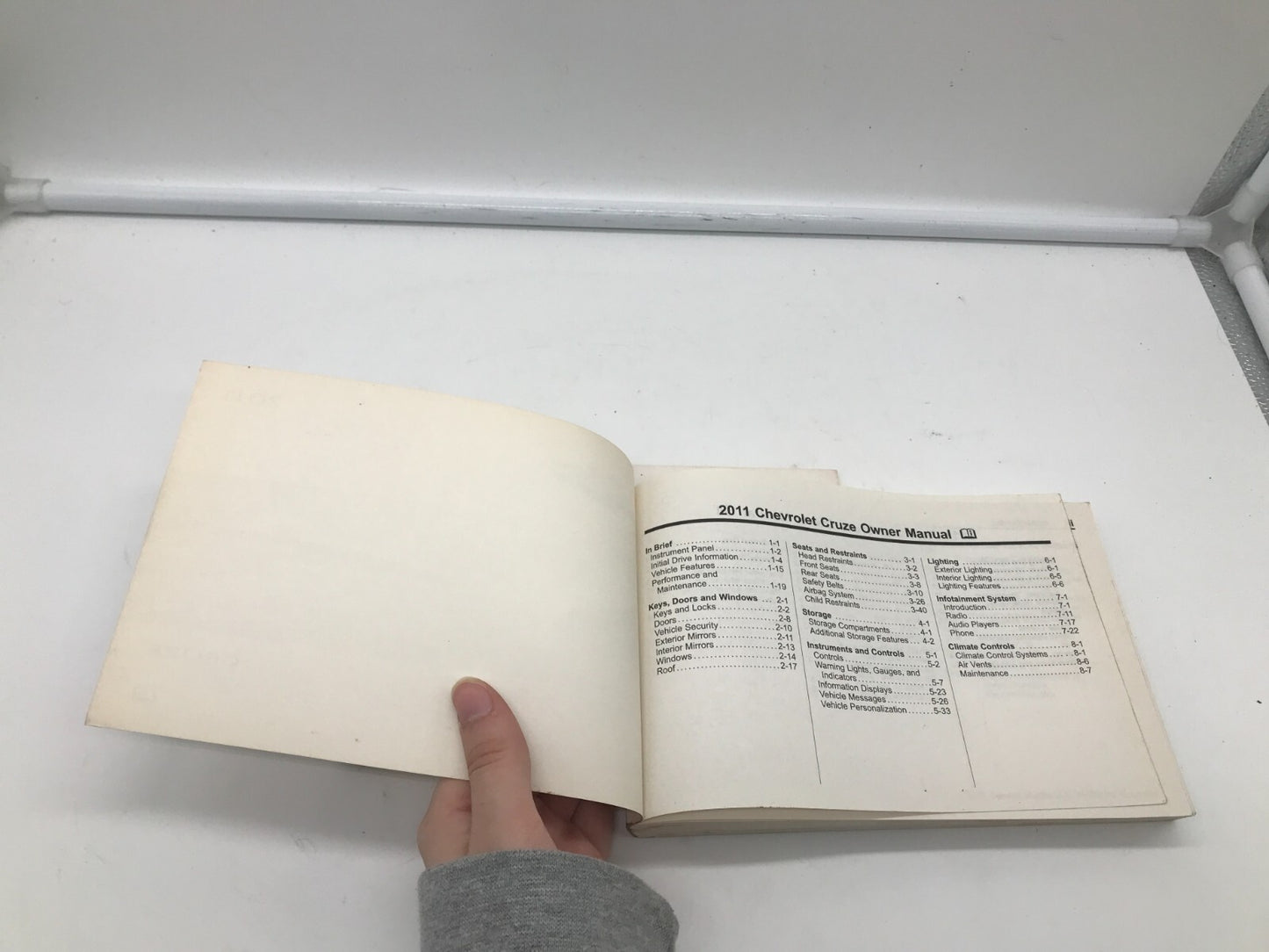 2011 Chevrolet Cruze Owners Manual Set OEM C02B45036