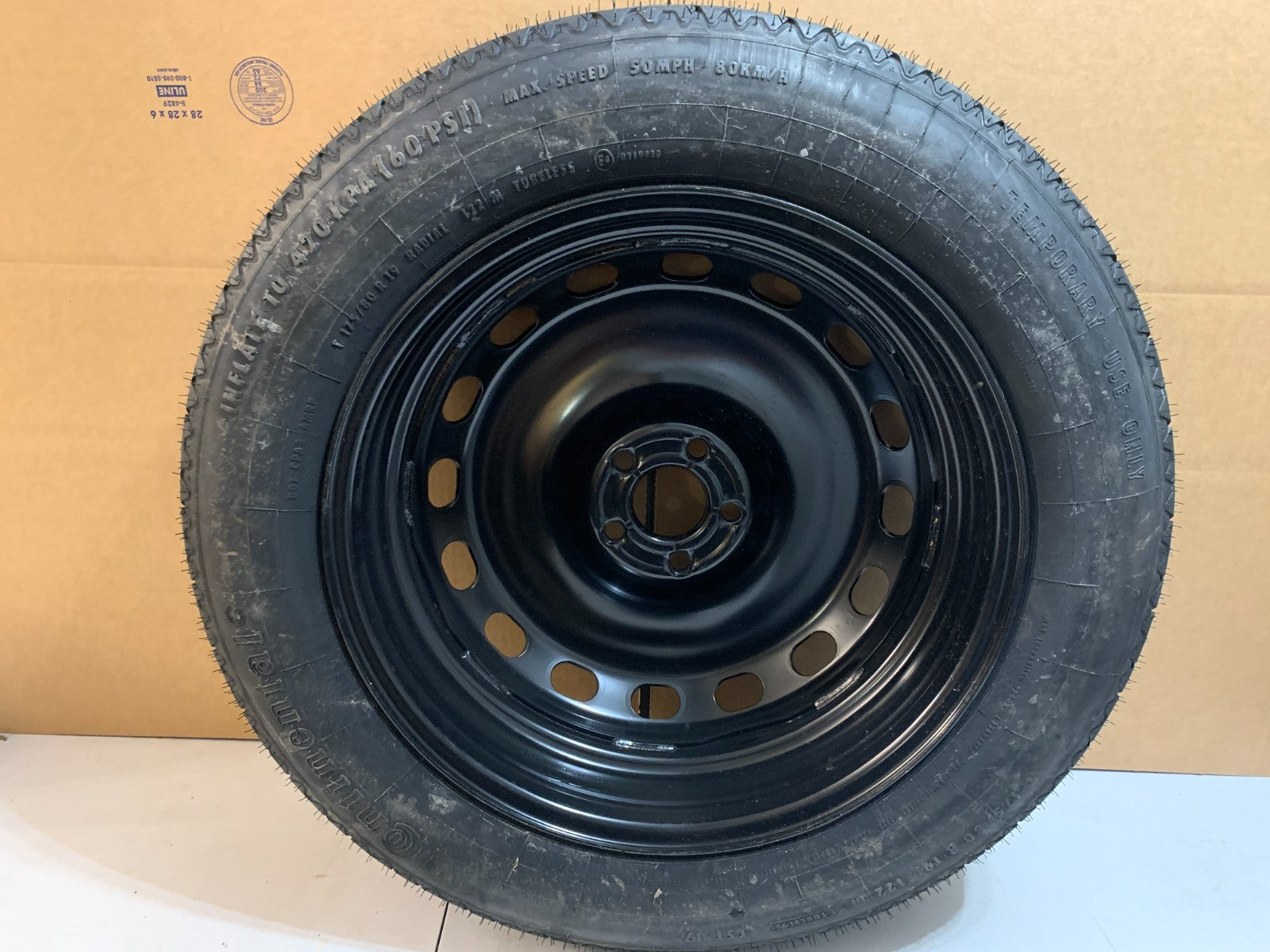 2017-2025 Jaguar F-Pace 19" Spare Tire Compact Donut T175/80R19