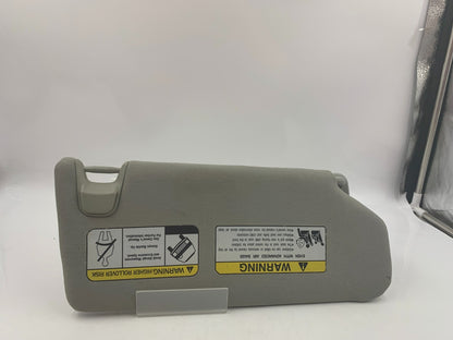 2012-2013 Mitsubishi Outlander Driver Sun Visor Gray Illumination OEM B02B15053