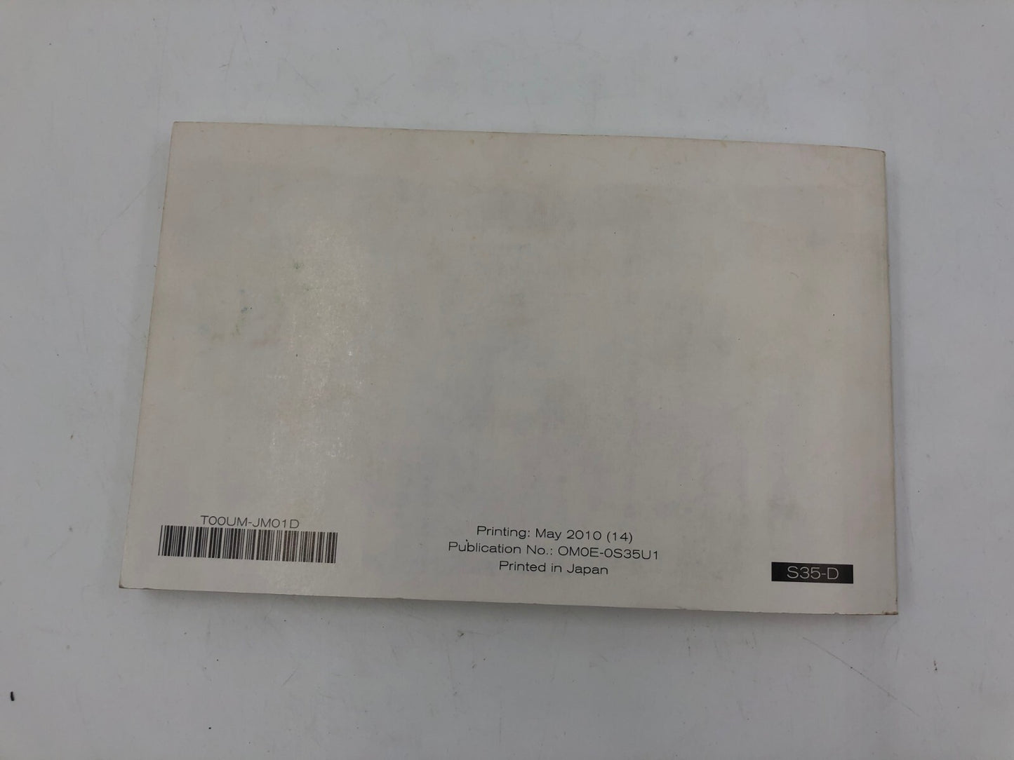 2010 Nissan Rogue Sport Owners Manual OEM