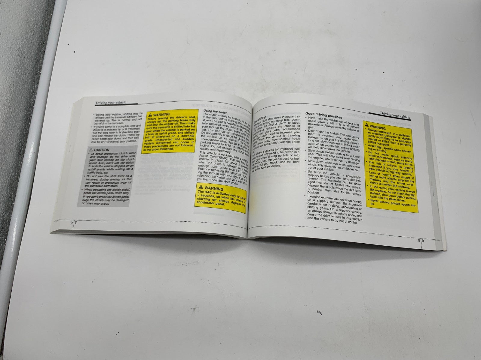 2011 Hyundai Tucson Owners Manual Set with Case OEM