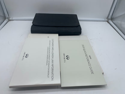 2019 Infiniti QX80 QX 80 Owners Manual Set with Case OEM
