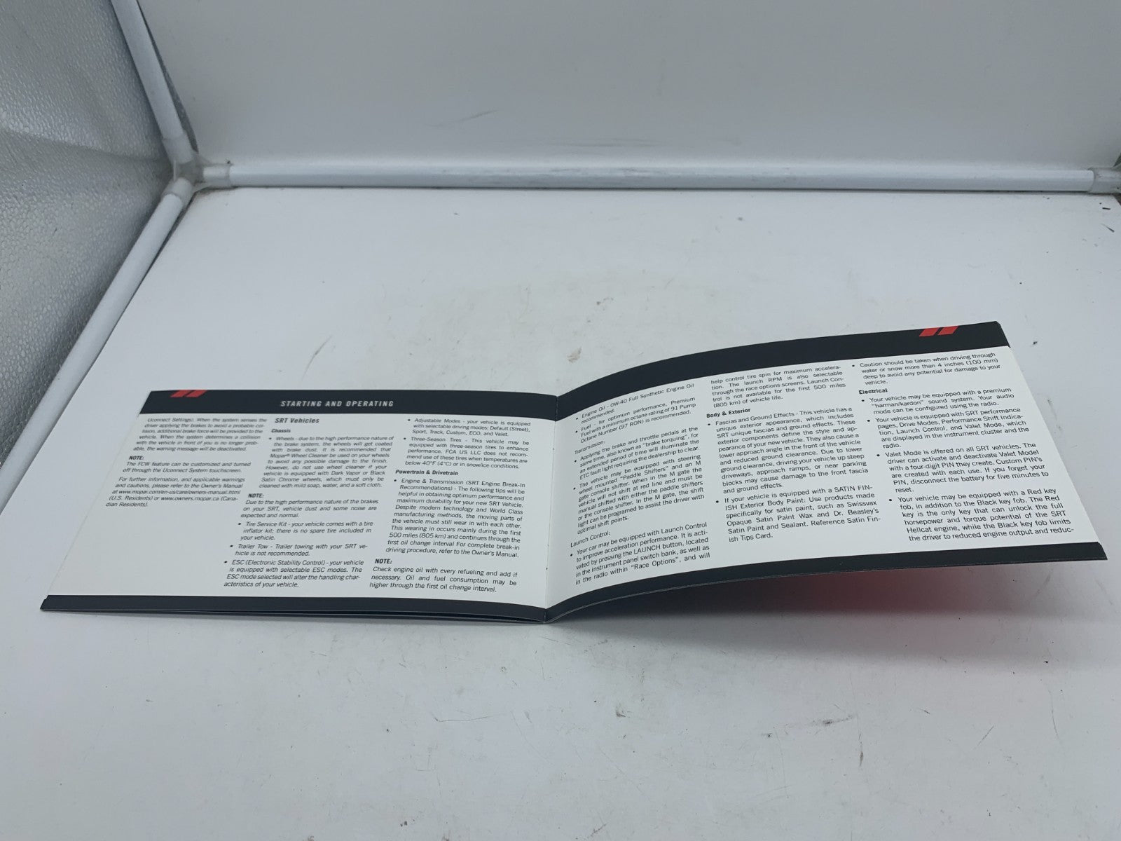 2018 Dodge Charger Owners Manual Set with Case OEM