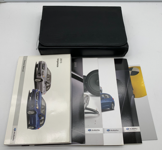 2013 Subaru Impreza Owners Manual Set with Case OEM B04B21008