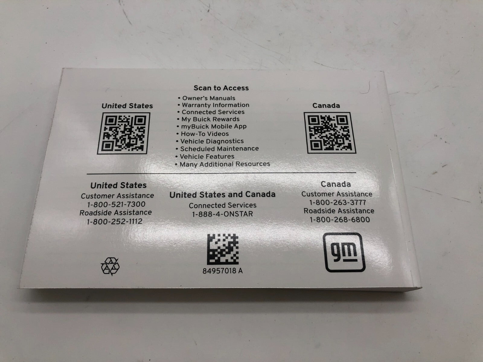 2024 Buick Encore GX Owners Manual with Case OEM C01B53028