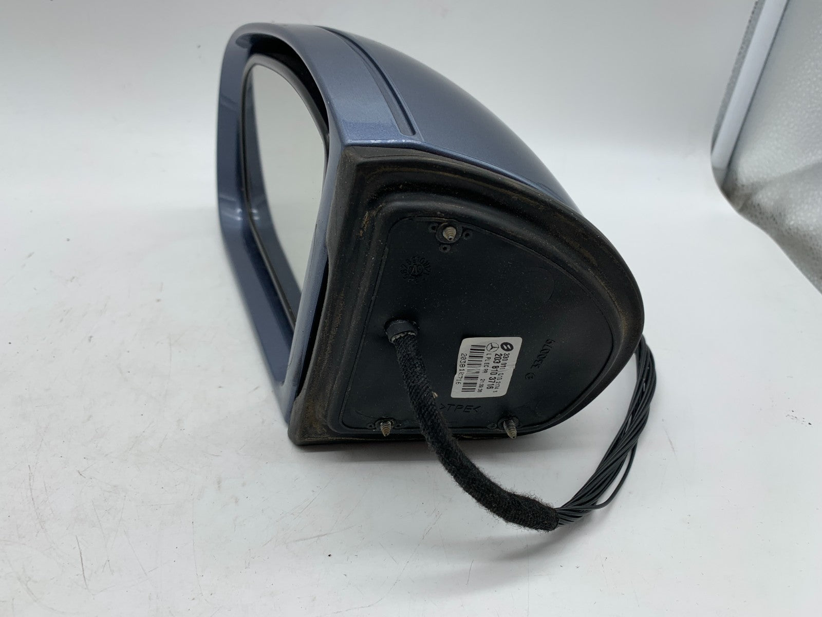 2003-2006 Mercedes E320 Driver Side View Power Door Mirror Blue OEM C03B61003