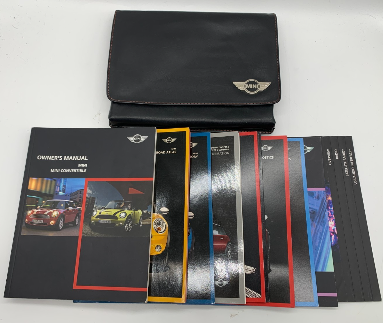 2009 Mini Convertible Owners Manual Set Incudes Case OEM A03B15007