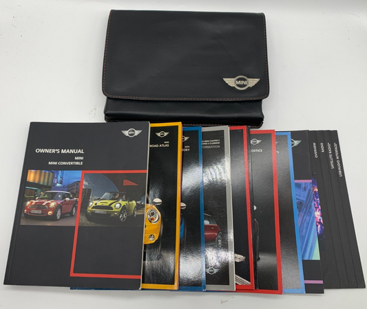 2009 Mini Convertible Owners Manual Set Incudes Case OEM A03B15007