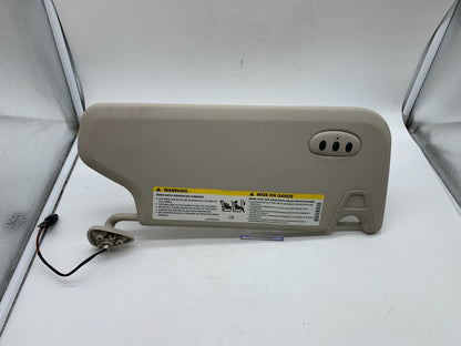 2011-2020 Dodge Journey Driver Sun Visor Gray Illuminated OEM B01B27002