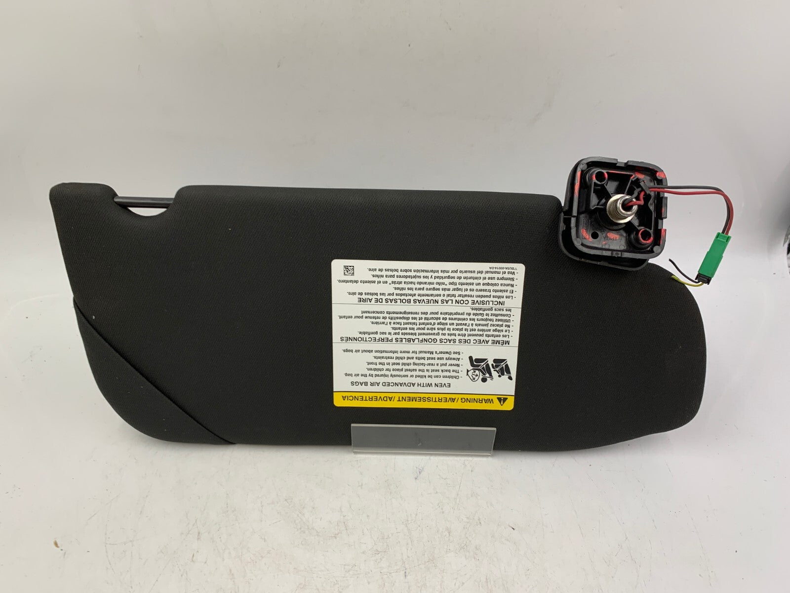 2013-2019 Ford Taurus Driver Sun Visor Sunvisor Black Illuminated OEM A04B10005