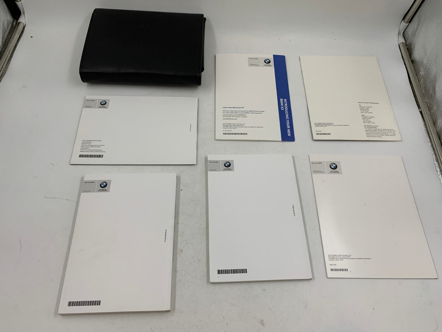 2013 BMW X3 Owners Manual Set with Case OEM C03B50010