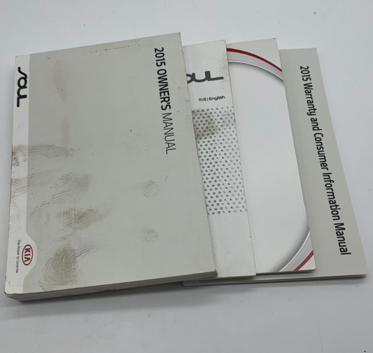 2015 Kia Soul Owners Manual Set OEM A02B43010