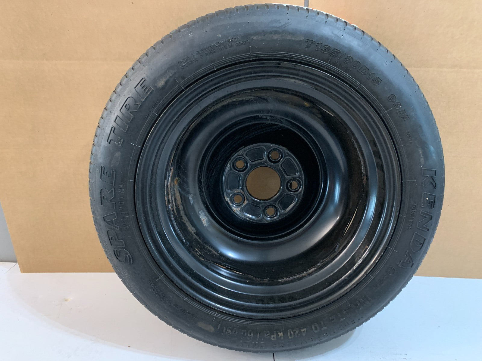 2010-2015 Honda Civic 15" Spare Tire Compact Donut OEM T135/80D15 Spare Wheel