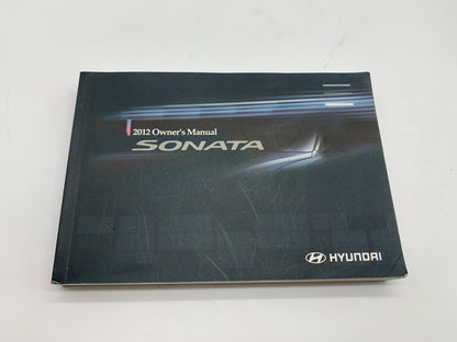 2012 Hyundai Sonata Owners Manual Set with Case OEM E04B02001