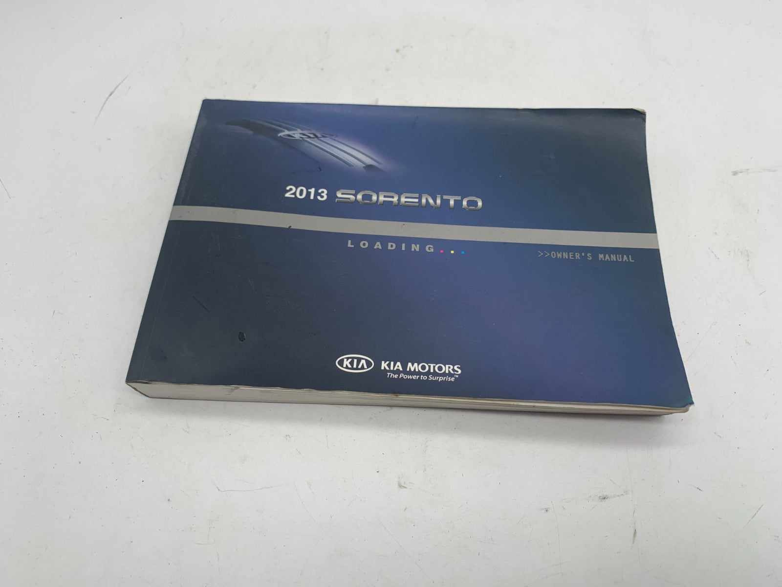 2013 Kia Sorento Owners Manual OEM