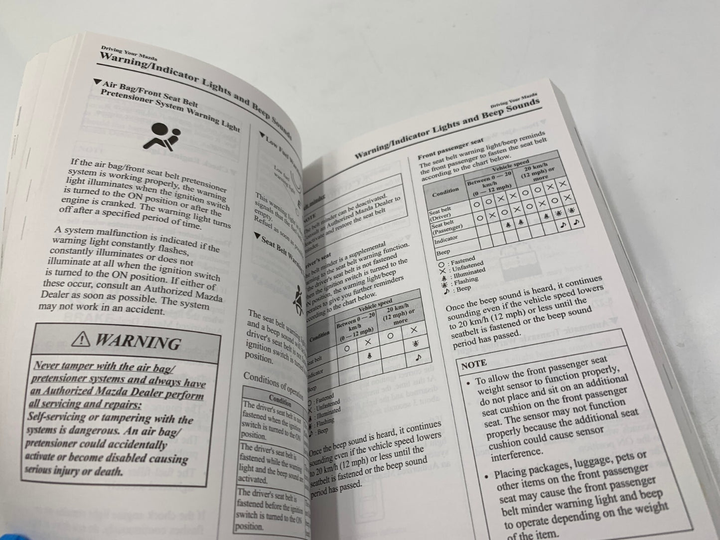 2007 Mazda 6 Owners Manual Set with Case OEM B04B40088