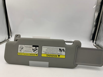 2011-2016 Kia Sportage Passenger Sun Visor Gray OEM D01B59009