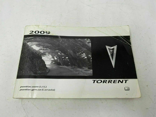 2009 Pontiac Torrent Owners Manual Handbook OEM M04B16006