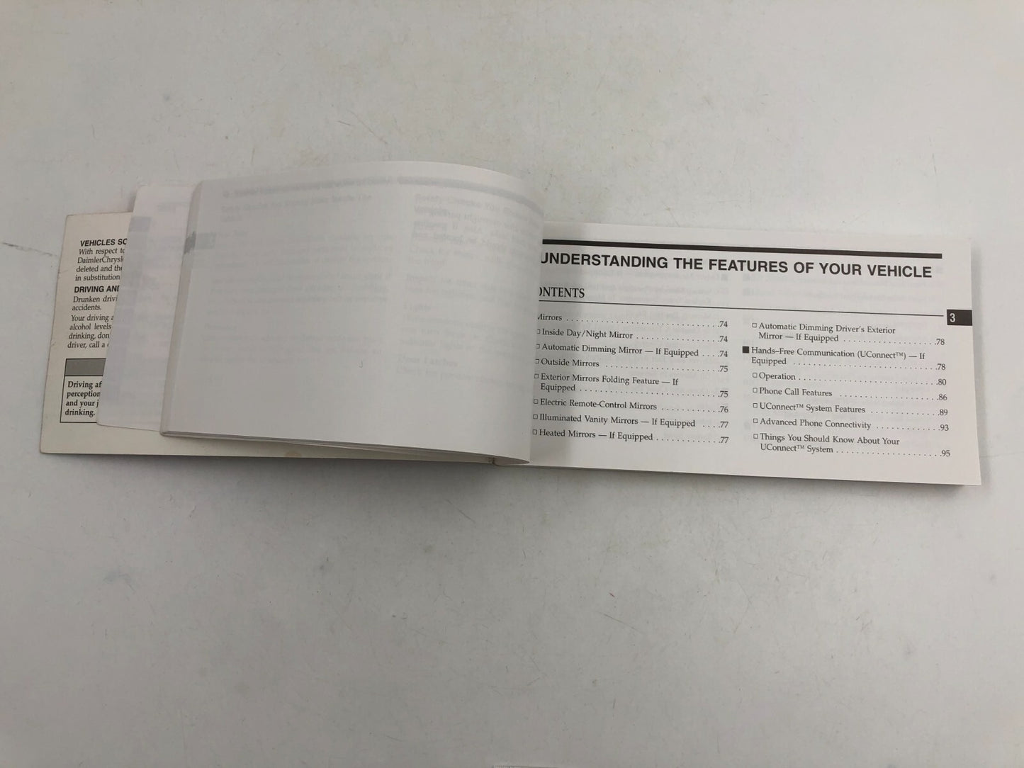 2005 Dodge Durango Owners Manual OEM E03B57007