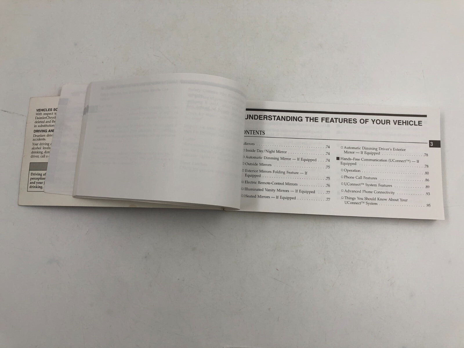 2005 Dodge Durango Owners Manual OEM E03B57007