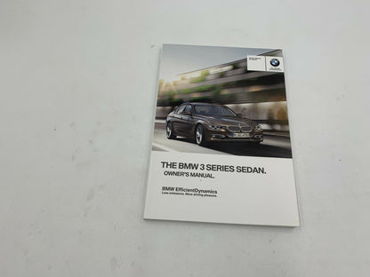 2014 BMW 3 Series Owners Manual Set with Case OEM A01B19004
