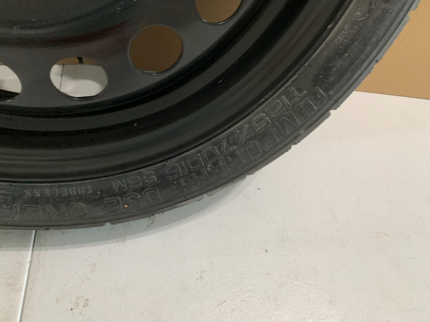 2020-2025 Nissan Sentra 16" Spare Tire Wheel Compact Donut T125/70D16