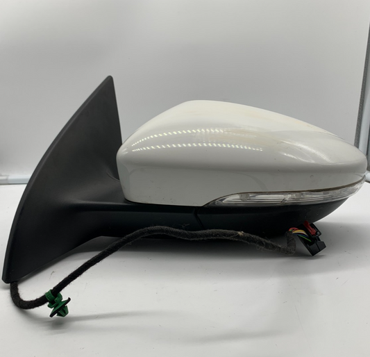 2009-2012 Volkswagen CC Driver Side View Power Door Mirror White OEM A01B44004