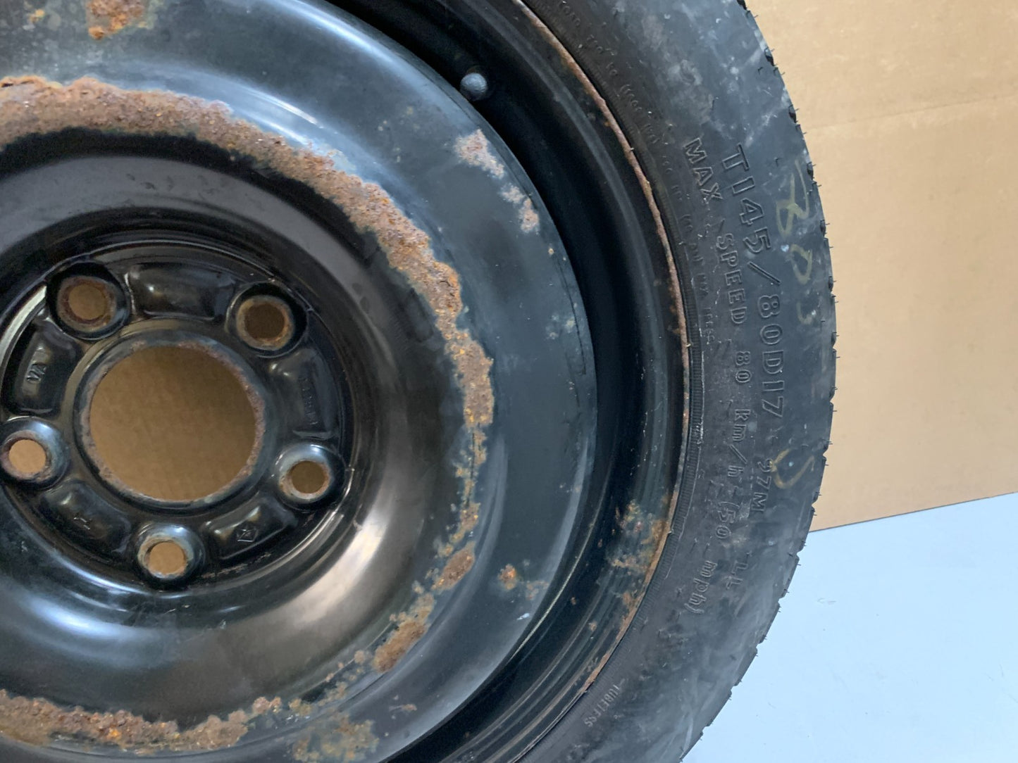 2012-2020 Dodge Grand Caravan 17" Spare Tire Compact Donut T145/80D17