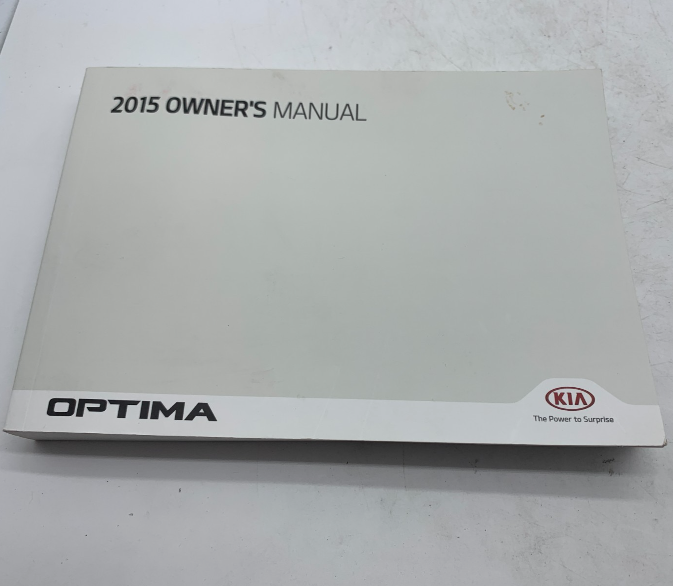 2015 Kia Optima Sedan Owners Manual OEM A04B55005