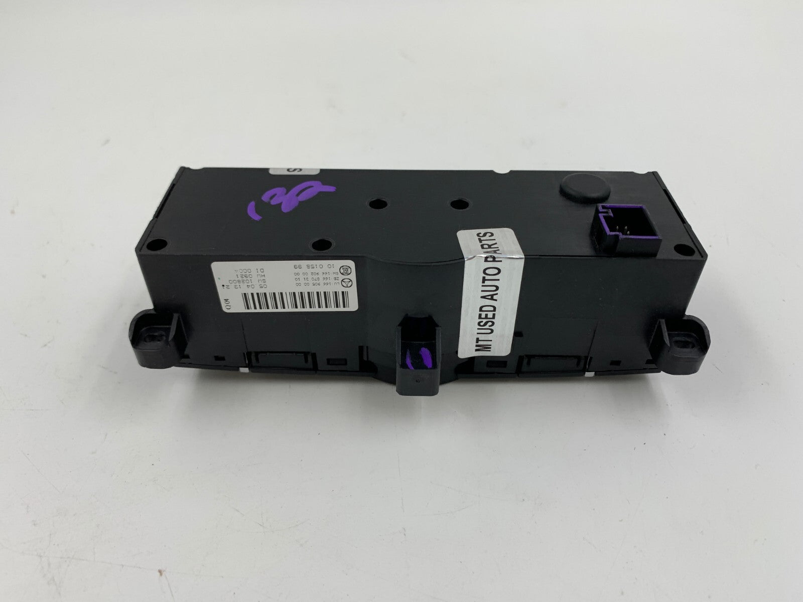 2012-2013 Mercedes-Benz ML350 Rear AC Heater Climate Control Unit OEM A02B30011