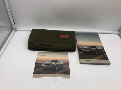 2016 Jeep Cherokee Owners Manual Set with Case OEM A03B35057