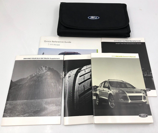 2015 Ford Escape Owners Manual Set with Case OEM B04B36045
