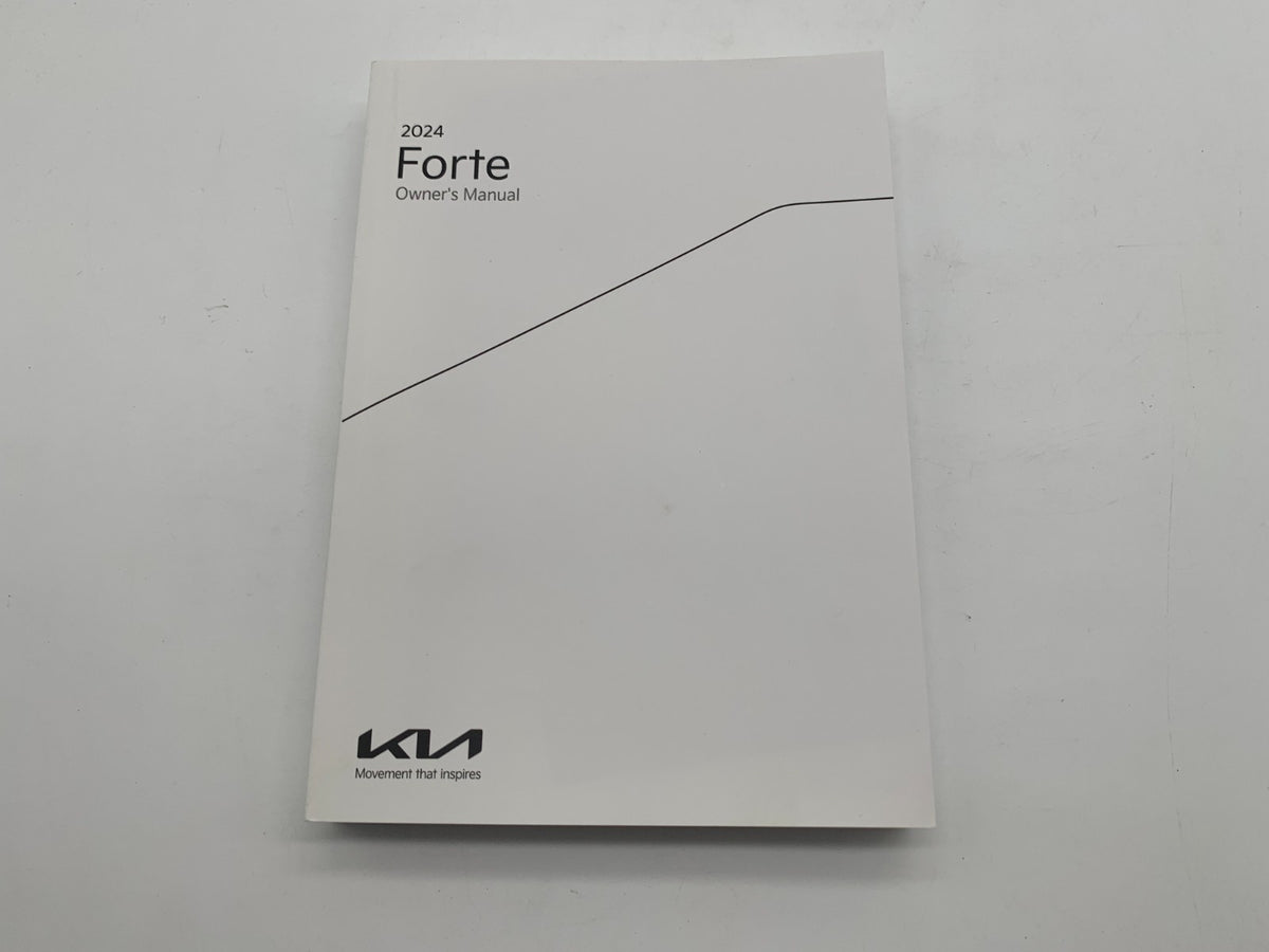 2024 Kia Forte Owners Manual Set OEM R01B22022