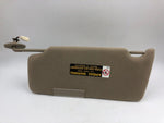 2007-2009 Lexus RX350 Passenger Sun Visor Sunvisor Beige Illuminated D01B23068