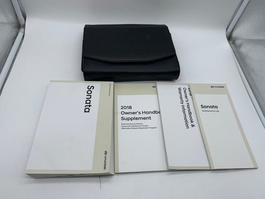 2018 Hyundai Sonata Owners Manual with Case OEM R01B25016