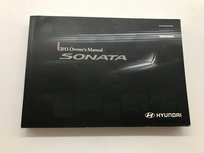 2011 Hyundai Sonata Owners Manual Set with Case OEM R01B05017