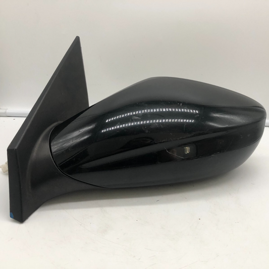 2011-2014 Hyundai Sonata Driver Side View Power Door Mirror Black OEM A03B03002