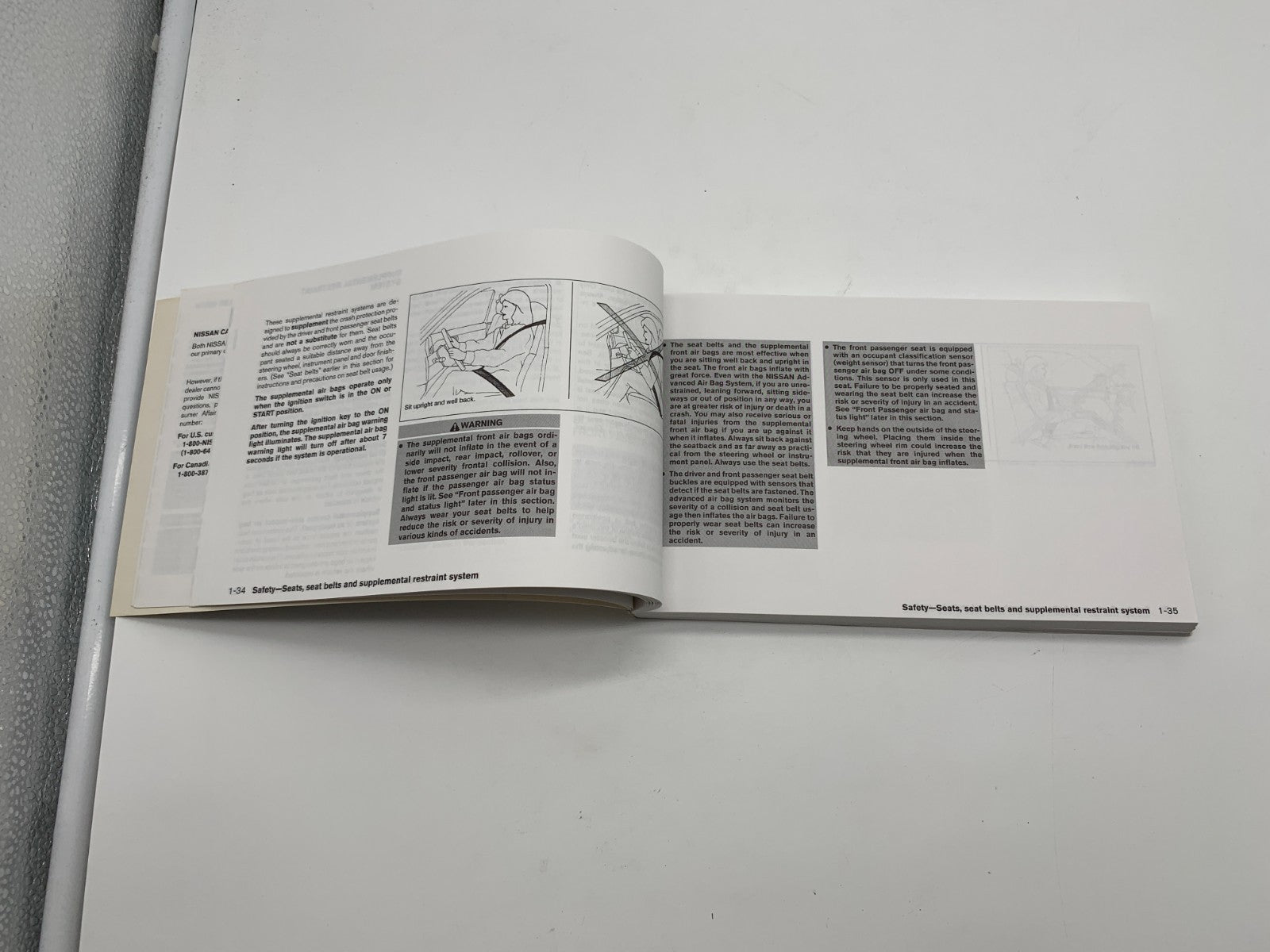 2005 Nissan Altima Owners Manual OEM C01B36005