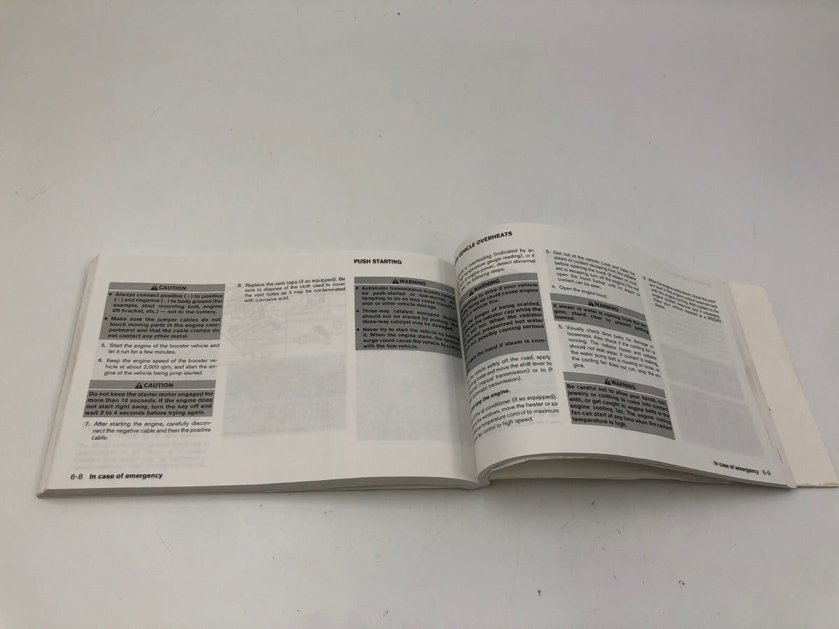 2004 Nissan Maxima Owners Manual Set with Case OEM I03B46005